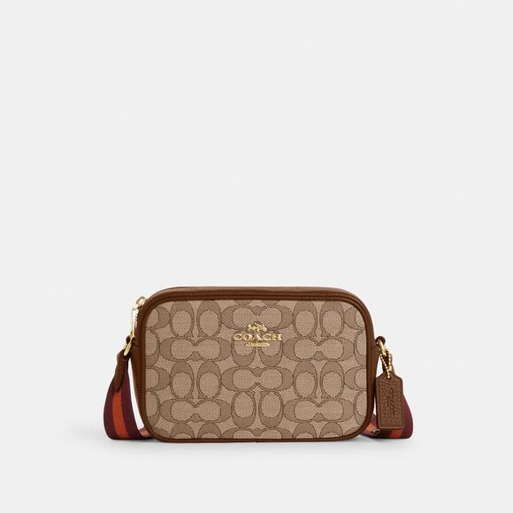 COACH Handbags - NWT Coach Outlet Mini Jamie Camera Bag In Signature Jacquard